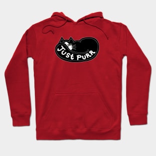 JUST PURR, Tuxedo Cat Hoodie